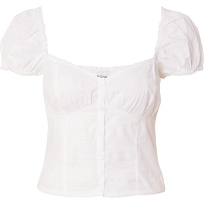 Monki Блуза бяло, размер S