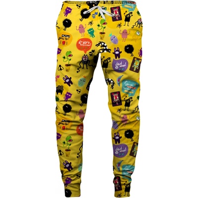 Aloha From Deer Motivational Monsters Sweatpants SWPN-PC AFD902 Yellow
