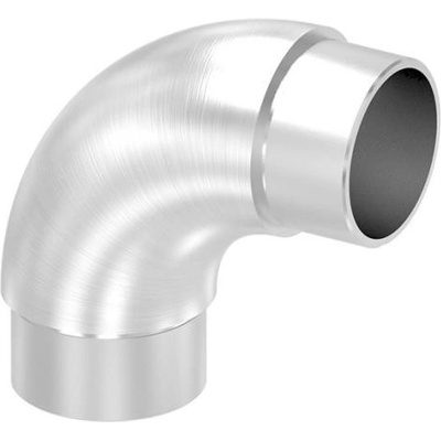 Feldmann Nerezová spojka madla zábradlia pr.42,4 mm 56160-320 oblá 90°, AISI 304 brus
