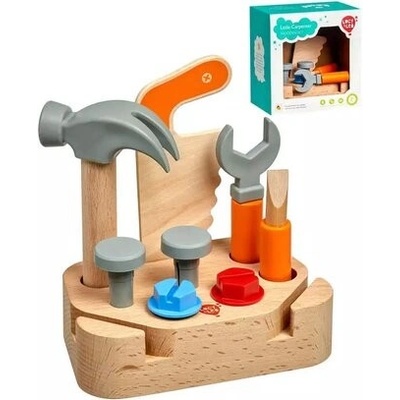 LUCY AND LEO DŘEVO Malý tesař dětské pracovní nářadí set s doplňky