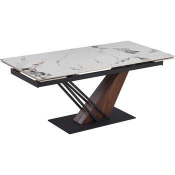 JAKS Rex 180-240 cm orech biely mramor