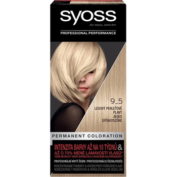 Syoss Permanent Coloration Permanent Blond permanentní barva na vlasy 9-5 Frozen Pearl Blond 50 ml