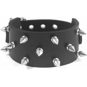 Image 1 of Leather & steel fashion гривна Spike - LSF1 106