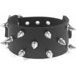 Leather & steel fashion гривна Spike - LSF1 106