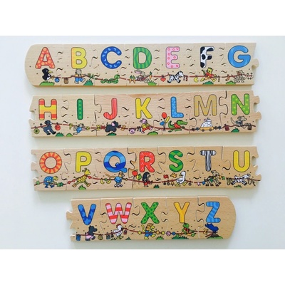Goki vkladacie puzzle abeceda