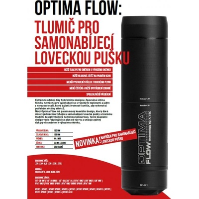 A-TEC OPTIMA 45 Flow BBE pro ráže do .375" 9,5mm na závit M14x1mm