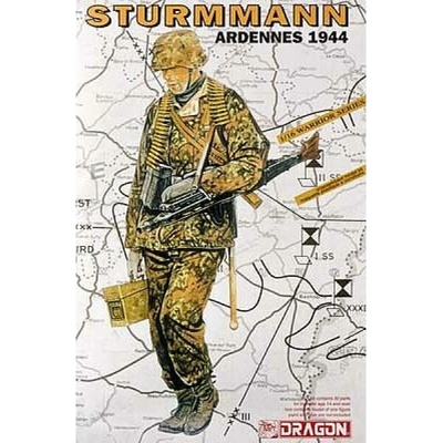 DRAGON Model Kit figurky 1604 STURMMANN ARDENES 1944 1:16