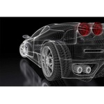 DIMEX ART Флизелинов фототапет тъмен модел на кола 375 x 250 см