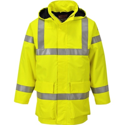 PortWest bunda Bizflame Rain Hi-Vis Multi Lite S774 zateplená reflexní Žlutá