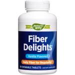 Nature's Way Fiber Delights - Микс от фибри за отслабване и детоксикация, 60 дъвчащи таблетки Nature’s Way (07526)