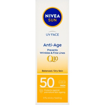 Beiersdorf Nivea Sun крем за лице против акне 50 мл OF50 Q10