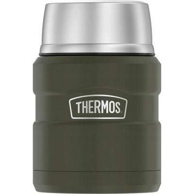 Thermos Termoska na jídlo lžící vojenská zelená 470 ml