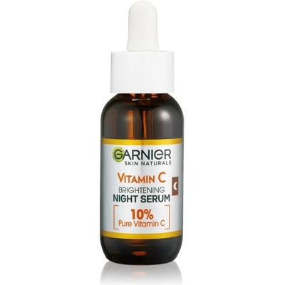 Garnier Skin Naturals Vitamin C озаряващ серум с витамин С за нощ 30ml