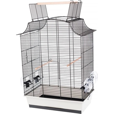 INTER-ZOO Pet Products Клетка за птици GRETA CABRIO DARK - 49, 5 x 30, 5 x 66 cm СВЕТЛО СИВА