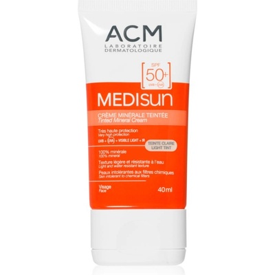 ACM Medisun минерален хидратиращ и тониращ крем SPF 50+ цвят Light Tint 40ml