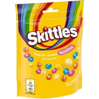 Skittles Smoothies кисело-плодови дъвчащи бонбони 152гр