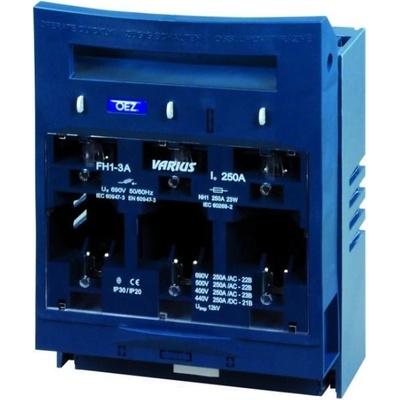 OEZ LETOHRAD POJISTKOVY ODPINAC FH1-3A/F 3X250A OEZ:14364