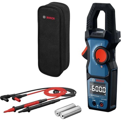 Bosch Амперклещи Bosch GMC 600-15 (0601077600) - AC/DC, 600 V, Udc/Uac/Iac/R (0601077600)