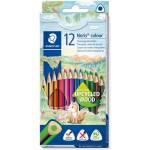 STAEDTLER Комплект цветни моливи, триъгълни, STAEDTLER "Noris Colour 187", 12 различни цвята 187 C12 (187 C12)