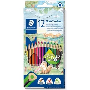 STAEDTLER Комплект цветни моливи, триъгълни, STAEDTLER "Noris Colour 187", 12 различни цвята 187 C12 (187 C12)