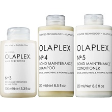 Olaplex 3-4-5 kúra pro domácí péči No.3 100 ml + obnovující šampón No.4 250 ml + obnovující kondicionér No.5 250 ml darčeková sada