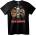NOONEBRAND Тениска Iron Maiden дизайн с череп - S, White