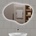 Lidiya Mirror Огледало за баня LED осветление LM Whisper Flare 800×600мм