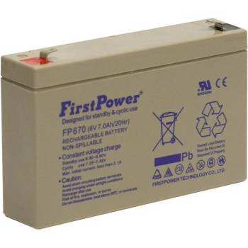 Image 1 of Eaton First Power FP670 - 6V 7 Ah, FP670 (FP670)