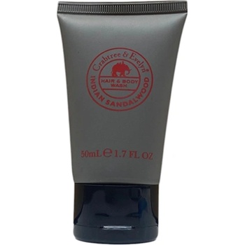 Crabtree & Evelyn Indian Sandalwood Shower Gel & Shampoo 2-In-1 душ гел и шампоан 2 в 1 унисекс 50 мл