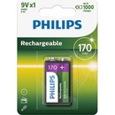 Nabíjacie batérie Philips 9V 170mAh 1ks 9VB1A17/10