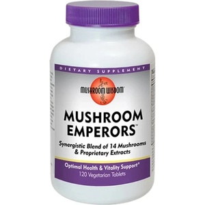 Mushroom Wisdom Mushroom Emperors, 120 таблетки, Mushroom Wisdom