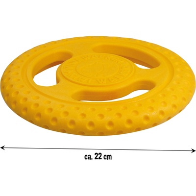 Kiwi Walker Let's play! Frisbee lietajúce a plávajúce frisbee z TPR peny oranžová 22 cm