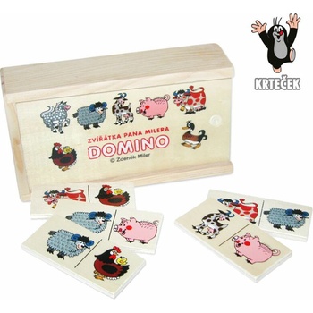 Domino drevené Krtko