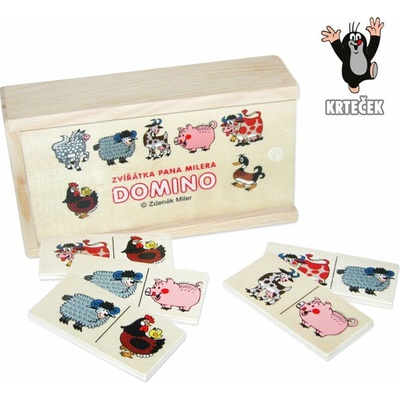 Domino drevené Krtko