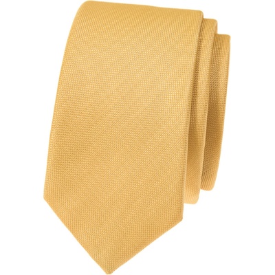 Avantgard Slim kravata Lux žlutá 571 14943