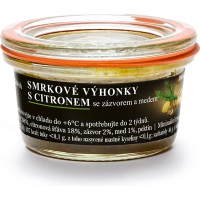 Via Delicia Smrkové výhonky s citronem, zázvorem a medem 70 g