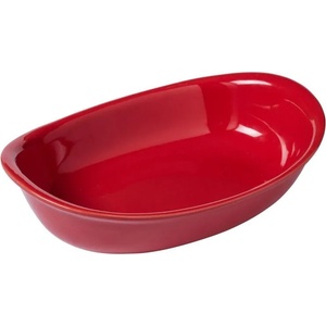 Pyrex - Supreme Ceramic - Овална тава, 31х21, 2, 7л, керамика, червена-SU31OR5/7246 (0012373)