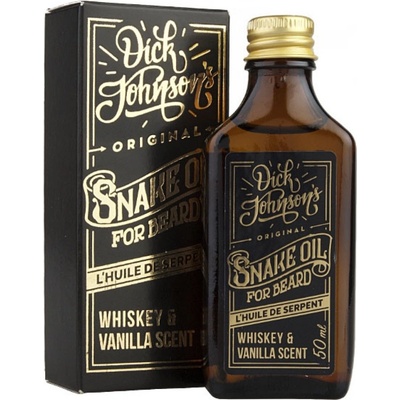 Dick Johnson Snake Oil Whiskey & Vanilla olej na vousy 50 ml