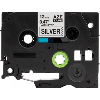 Pro Brother Съвместима лента с Brother TZ-931 / TZe-931, 12mm x 8m, черен печат / сребърен фон (TZe-931)