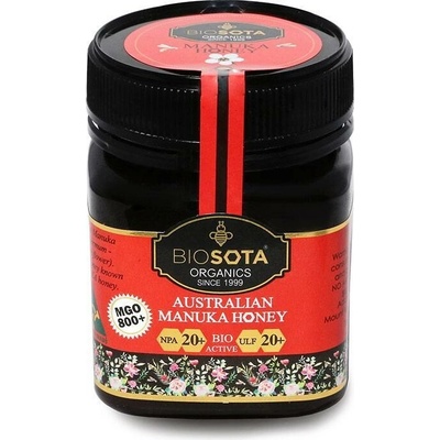 BIOSOTA ORGANICS Manuka med MGO 880+ NPA 20+ 250 g