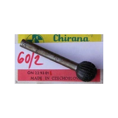 Technická fréza 60/2 HSS s válcovou stopkou , Chirana 229310-060/2