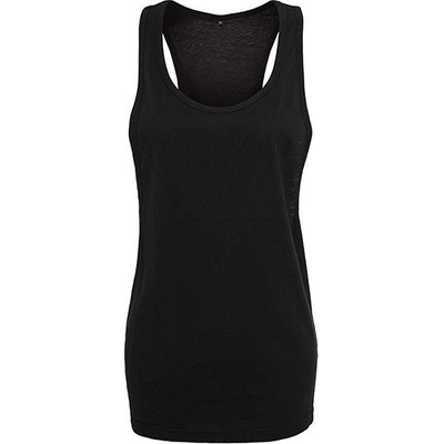 Build Your Brand s hlubokými průramky a prodlouženou délkou černá – Zboží Mobilmania