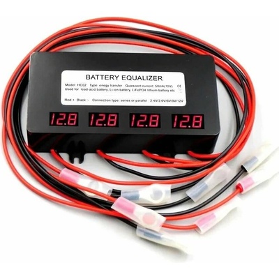 Balancér Carspa HC02 pro 4 baterie 12V s displejem; BEL48