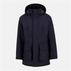 Barbour International Men's Willett Waterproof Hooded Long Sleeve Rain Anorak - Dark Navy