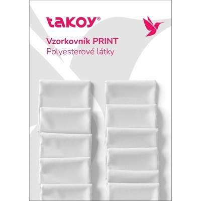 Takoy Vzorkovník PRINT - Polyesterové látky