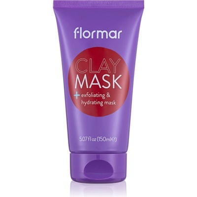 Flormar Clay Mask ексфолираща почистваща маска за лице с глина 150ml