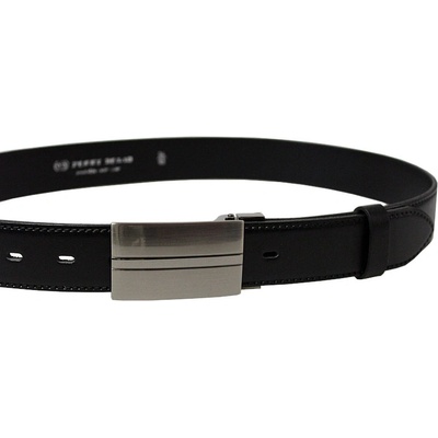 Penny Belts pánský kožený společenský opasek 35-020-8PS-60 černý