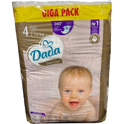 DADA Extra Care 4 7-18 kg 82 ks