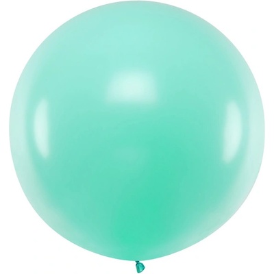 PartyDeco Svatební balónek mátový 1 m obří nafukovací balón