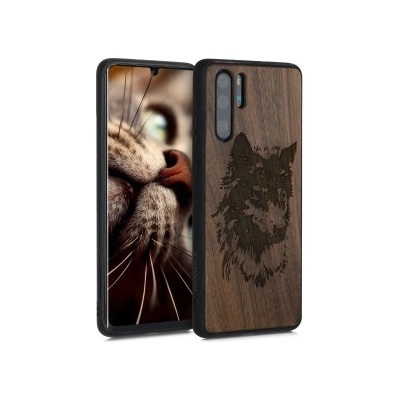 Púzdro kwmobile Drevené Huawei P30 Pro hnědé